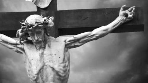 Jesus crucified. 